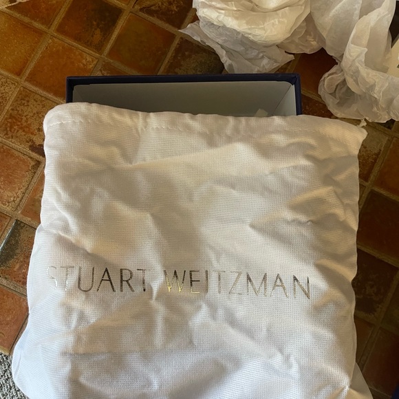 Stuart Weitzman Nearly Nude Suede Sandal - Picture 6 of 6